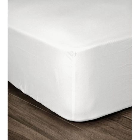 Sábana Bajera Lovely Home Blanco Cama individual 90 x 190 (1/2)