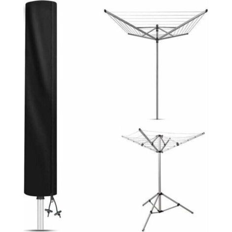 Housse de protection pour séchoir parapluie 160x15x15cm – Tissu oxford 420D imperméable – Résistante aux UV et déchirures – Cordon de serrage