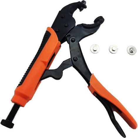 Kit de fixation par pression avec pince réglable pour boutons-pression, kit d'outils pour fixation par pression avec jeu de boutons-pression pour bâches de bateau, CanvasA (1/5)