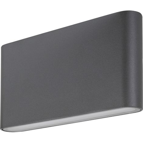 Lampada da parete LED minimalista per esterni, 2x 6W Nesna antracite 7952 Rabalux (1/4)
