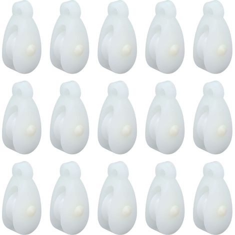 Lot de 25 poulies de reproduction en plastique, roues de remorquage automatiques pour serres agricoles (1/5)