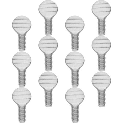 12pcs Vis en Acier Inoxydable pour Brochette de Rôtisserie, Accessoires pour Friteuse à Air Chaud et Four, Entretien Facile et Répartition Uniforme Chaleur Cuisine (1/5)
