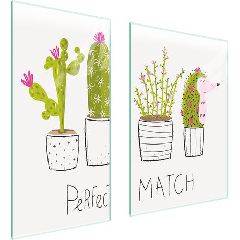 LASTRE PROTETTIVE IN VETRO 75x52 CACTUS (1/5)