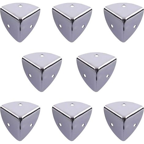 Protections d'angle décoratives pour boîtes, lot de 8 en fer (1/4)