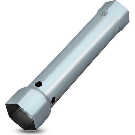 Clé plate métrique 34 mm-40 mm Clé dynamométrique à tube hexagonal Clé à douille à double extrémité pour installation et entretien de robinet d'eau (1/4)