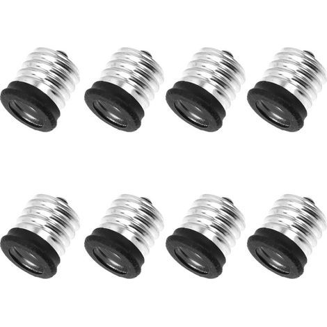 Adattatore per luce LED - 8 pezzi, convertitori per portalampada, adattatore base, accessorio per lampadina (da E17 a E14) (1/5)