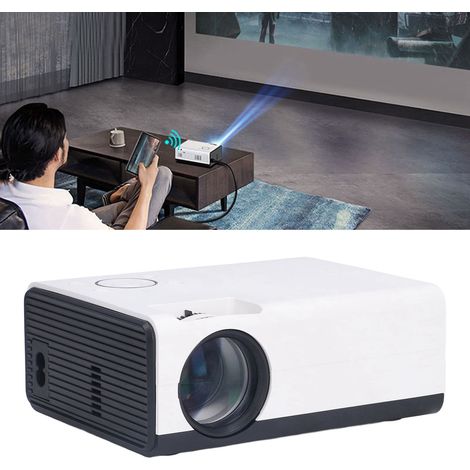 Projecteur intelligent Android 4K haute définition pour home cinéma et bureau, écran LCD 1080p, norme américaine 110-260 V (1/5)