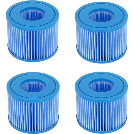 Lot de 4 filtres de Type VI pour Best-Way Filtre Piscine Cartus Taille 6 Piscine Filtre Cartouche -58323, Cartouches de Filtre Spa Filtre de Nettoyage de Piscine (1/5)