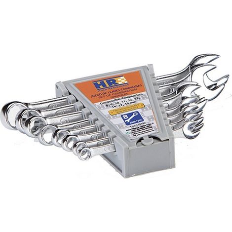 JEU DE CLÉS MIXTES 8 PCS ALYCO ORANGE