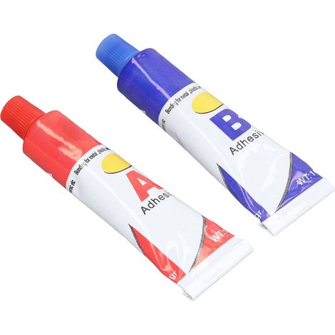 20 tubes de colle acrylique à séchage rapide et haute résistance pour la réparation de métaux, idéale pour les moteurs de voiture. (1/5)