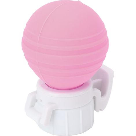 Bouchon de bouteille de soda en silicone anti-fuite pour boisson gazeuse, bouchon à pompe à air, couvercle rose (1/5)