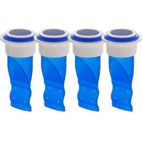 Clapet anti-retour - Siphon évier réglable - Bleu - Silicone haute qualité compatible 1,5-1,75 cm (1/5)