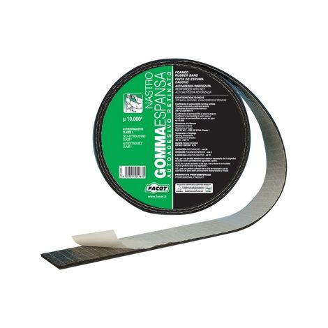 NASTRO GOMMA ESPANSA RETINATO- H 50 mm x 10 m- FACOT- pezzi 1 (1/2)