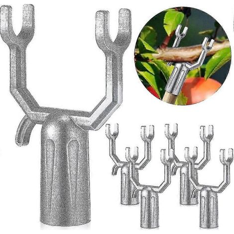 Kit de 6 supports métalliques pour branches d'arbres, béquilles et étais pour redresser les arbres dans les vignobles et les vergers. (1/4)