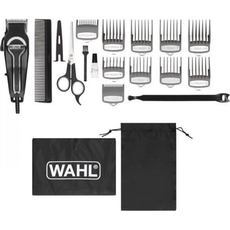 Tondeuse a Cheveux secteur - WAHL - ELITE PRO - 230 V - 10 sabots - Noir (1/5)