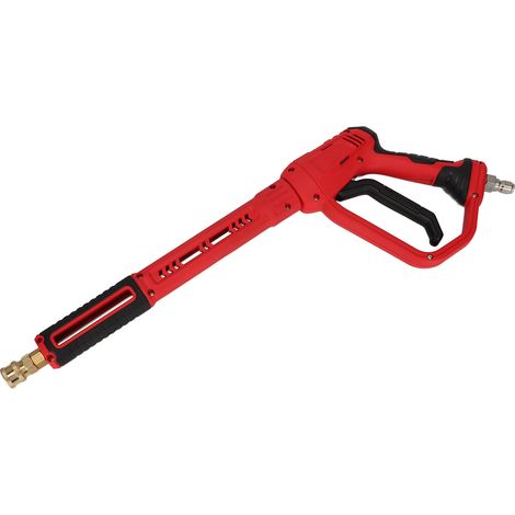 Pulvérisateur d'eau haute pression pour voiture, 4000 psi, portée de 10 m, portable, raccord rapide 3/8 po, longueur moyenne. (1/5)