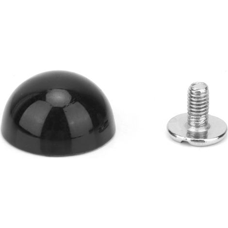 20 Pièces de Clous Décoratifs Colorés pour Sacs DIY, Rivets Taches pour Personnalisation (Noir Éclatant) (1/5)