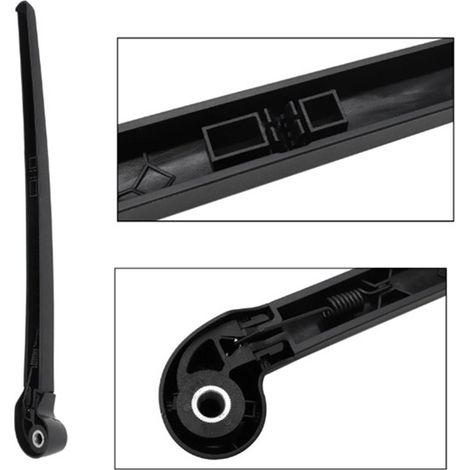 1 set. Color: Black. Material: ABS. Car rear windshield wiper arm and wiper blade 8E99554. (1/4)
