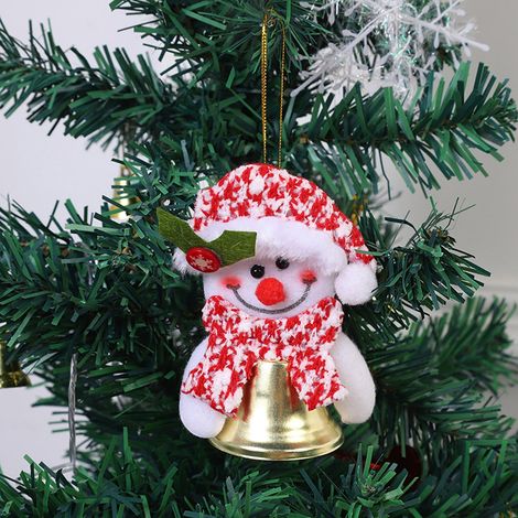 Clochette De Noël - Décoration Suspendue Pour Arbre De Noël Porte Maison Fête - 3 Pièces (1/3)