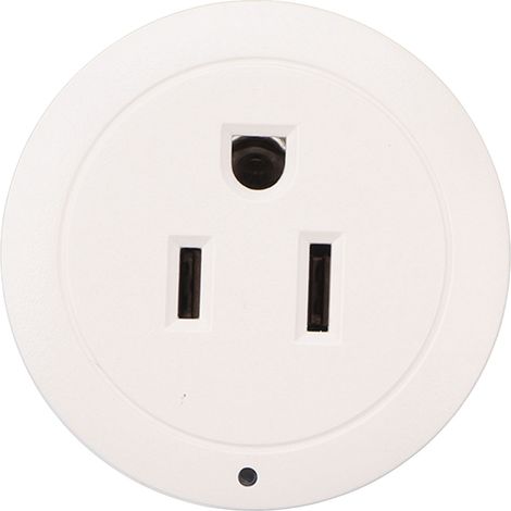 Prise Intelligente WiFi avec Contrôle APP, Fonction Minuterie, pour Bureau, Salon, Chambre, Prise US 100‑240V (1/5)