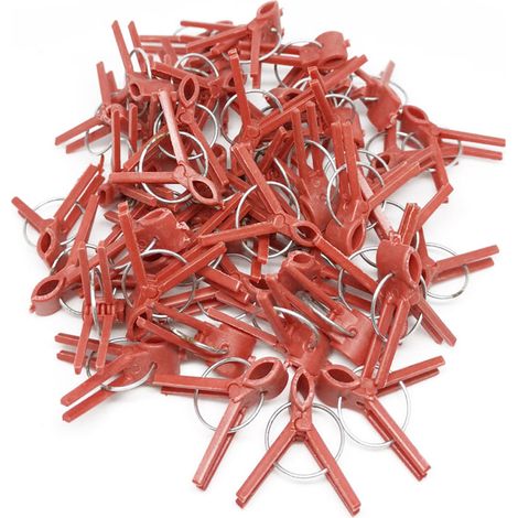 100 clips de greffe pour plantes, clips de greffe en plastique, clips pratiques pour plantes de jardin (1/3)