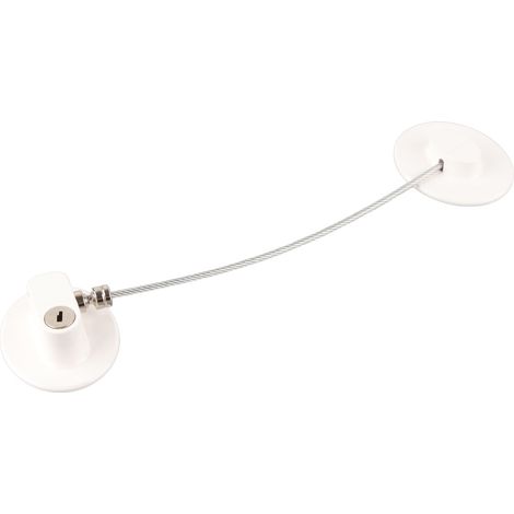 Serrure à combinaison pour réfrigérateur, robuste, en métal ABS, multifonctionnelle, pour placard, fenêtre ou porte, FQ3 Blanc (1/5)