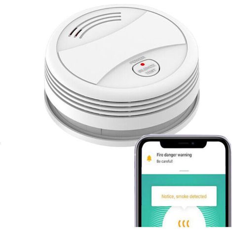 Smart WIFI Détecteur de fumée Détecteur WiFi Détecteur de fumée Détecteur de fumée (1/5)