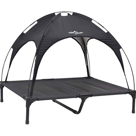 Lit pour Chien Noir 92 x 77 x 82,5 cm Acier (1/5)