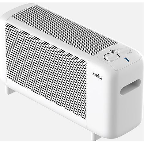 Radiador de mica Pinsapo blanco 1000W termostato regulable 29x50x16cm (1/3)