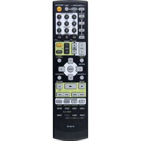 Télécommande pour Amplificateur Audio Compatible avec Onkyo RC-651M