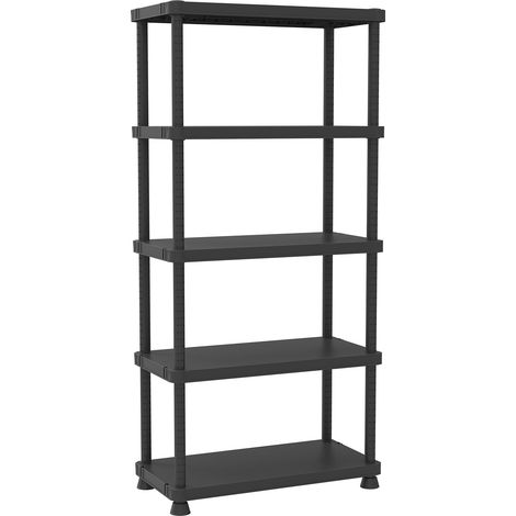 Scaffale 9045/5c, Étagère Modulaire, Meuble de Rangement, pour Intérieur et Extérieur, 90x45x187,5 cm (1/5)