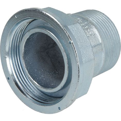 Raccord pour compteur gaz droit 1 1/2'' pour compteur gaz bitube galvanisé