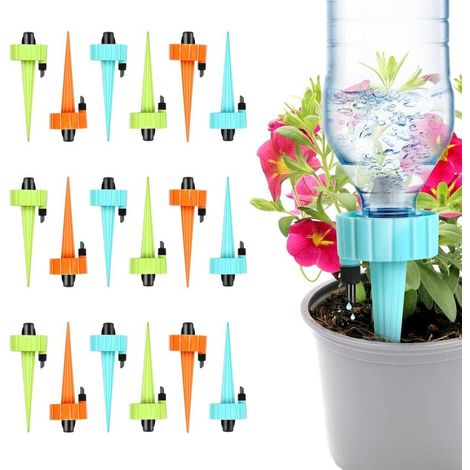 Kit irrigation goutte à goutte 18 pièces bouteille arrosage automatique vannes (1/5)