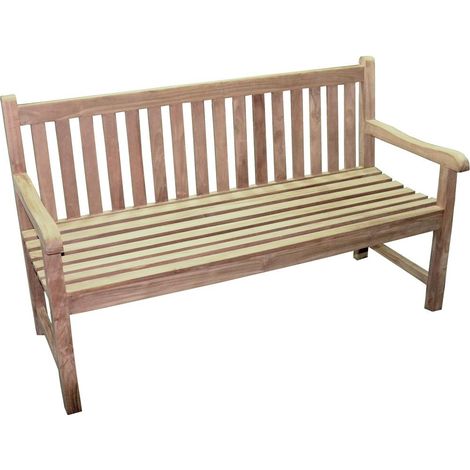 Panca da giardino 3 posti in legno teak Lampedusa