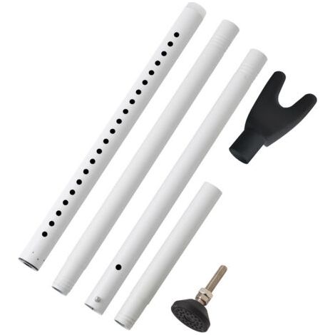 Support/tige de porte blanche, support/tige de porte vitrée, loquet de porte rétractable et réglable, dispositif anti-collision, tige télescopique