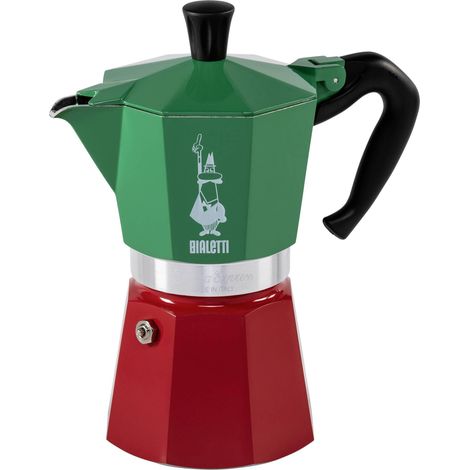 Bialetti Moka Express Tricolore Cafetera Italiana 0,3L