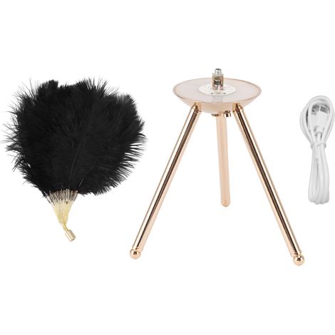 de table en plumes d autruche rechargeable USB lampe de