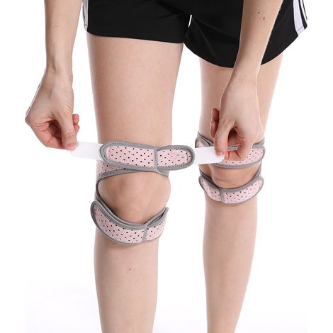 1 paire de stabilisateurs de rotule, sangles de genou réglables, genouillère absorbant les chocs pour déchirure du ménisque, protection des articulations et des muscles pour les athlètes et les genoux