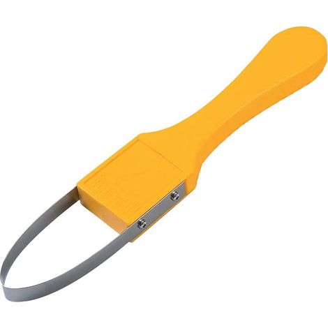 Outil de désherbage à la Main, désherbeur de Jardin en Acier Inoxydable, avec Outil de grattoir à poignée pour désherbeurs manuels de Jardin pour Le Jardinage et Les travaux de Jardin,jaune (1/4)