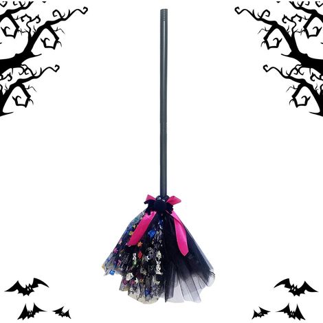 Balai d'halloween Décorations Qui Font Peur détachables et Portables avec Balai De Sorcière Pour Pour Porte Jardin Cour Maison Mur De Façade Extérieur Et Plein Air Intérieur (1/5)
