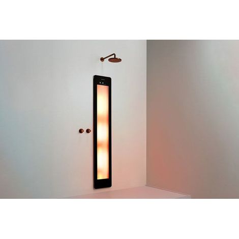 Lampada a infrarossi naturale Solarium Nera Sunshower One L L0500-L0102