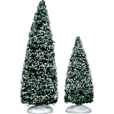 Snowy Juniper Tree Medium & Small Set of 2 Cod. 34665