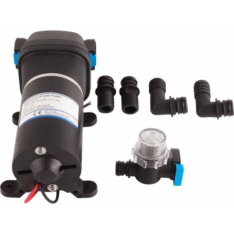 Pompe à eau auto-amorçante à membrane 12 V avec pressostat automatique (1/5)