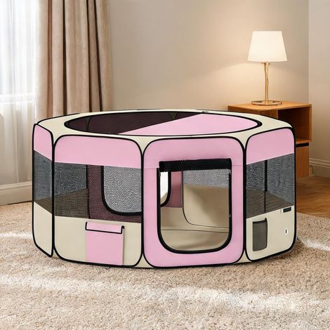 Barrière pour chien en tela Oxford Acero 90 x 90 x 41 cm (1/5)