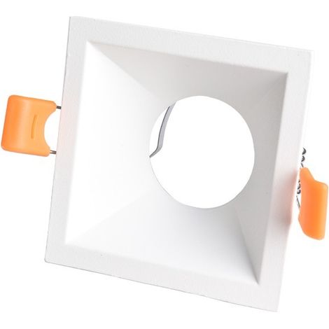 Anello da incasso LIVING quadrato bianco CRISTALRECORD 00-176-01-000