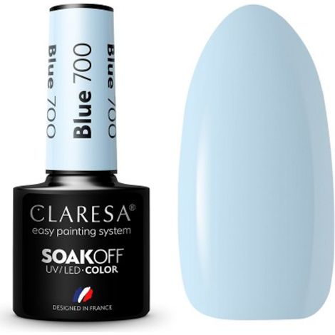 Esmalte de uñas Claresa Hybrid azul 700 - 5 g (1/2)