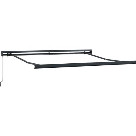 Cadre d'auvent Anthracite 350 x 250 cm Aluminium (1/5)