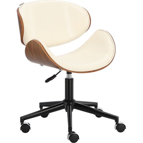 Kosmetikhocker, Friseurstuhl, Hocker, Sattel, Spa, mobil, beige (1/5)