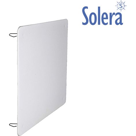 Rechteckiger Deckel für Box 160x100mm Metallklaue Solera 63G