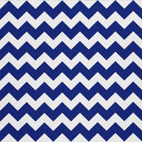 Telas decorativas para exteriores Oxford - Motivo de zigzag azul (1/5)